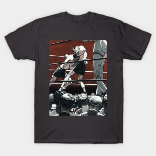 Vintage Sports Boxing, Boxers Fight in the Ring T-Shirt
